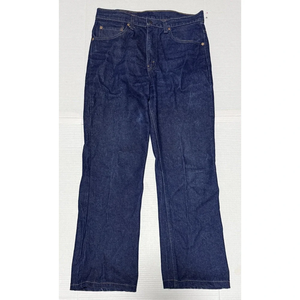 LEVI'S 517 - Men's VTG USA Low Bootcut Denim Blue Jeans‎ - Size 34x29*